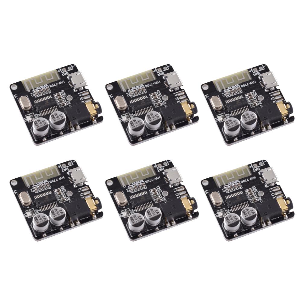 Audio Receiver Board Bluetooth-Compatible 4.1/5.0 2 Channels Wireless Stereo Music Module 3.5mm Audio Aux Micro USB 5V Powered