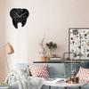 DIY Acrylic Home D Cor Teeth Mirror Wall Clock DIY Gold Modern Multiple Options