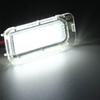 1 Pair Xenon White Full LED License Plate Light Assembly for Focus 5D Mondeo Fiseta License Plate Lamp 6500K CAN-bus 12V