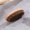 Beech Bamboo Beard Brush for Men's Styling with Pig Bristles
