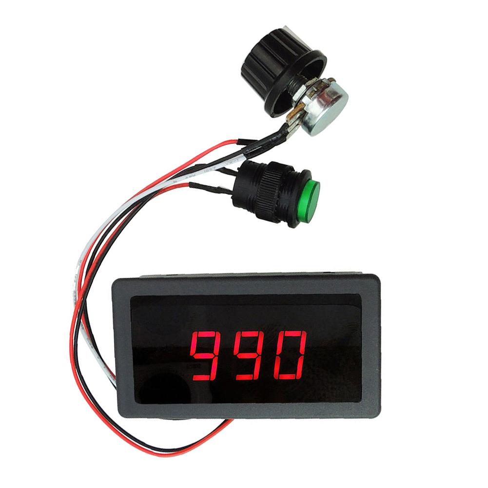 

1pc DC Motor Speed Controller Digital Display For PWM 6V12V24V Stepless Speed Control Switch Easy Installation China Mainland