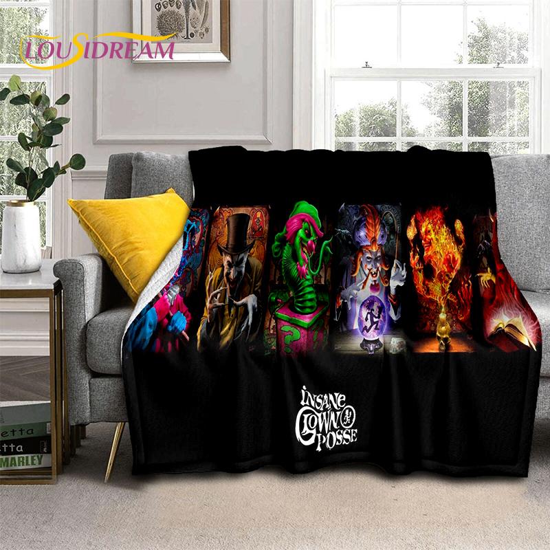 Rap Metal Insane Clown Posse Icp Juggalo Soft Flannel Blanket for Bed Bedroom Sofa Picnic,Throw Blanket for Cover Outdoors Gifts