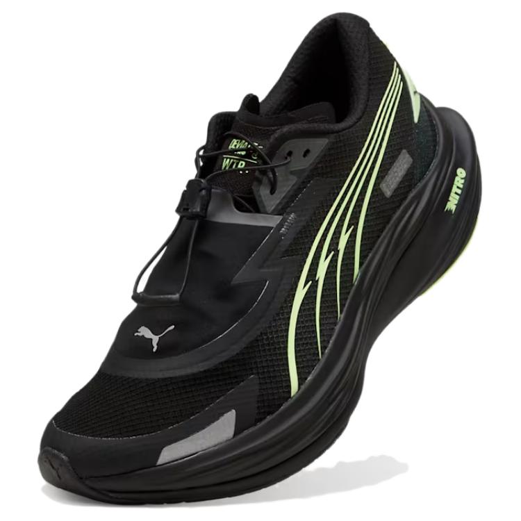 New PUMA Deviate NITRO 3 Anti Slip Wear Resistant Low Top Casual Running Shoes Men's Black 310080-01