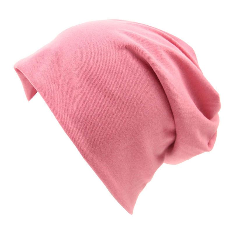 Women's Autumn Winter Pullover Sports Street Hip Hop Loose Knitted Cotton Hat KTY