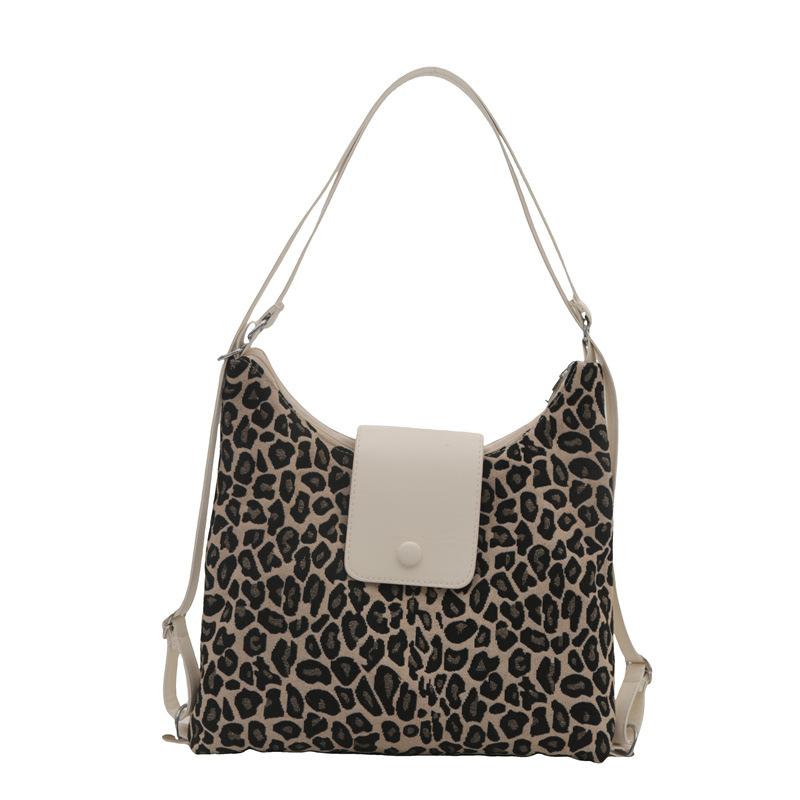 Fashionable Large Capacity Tote Bag Women's Bag Niche Design Class Retro Backpack Women Korean Version Autumn Cross Bag