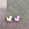 Mini 3D DIY Yellow Duck Resin Jewelry & Car Decor Ornaments