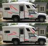 Red & Gray Stripe Vinyl Decal Sticker For RV Caravan Trailer Camper Motorhome