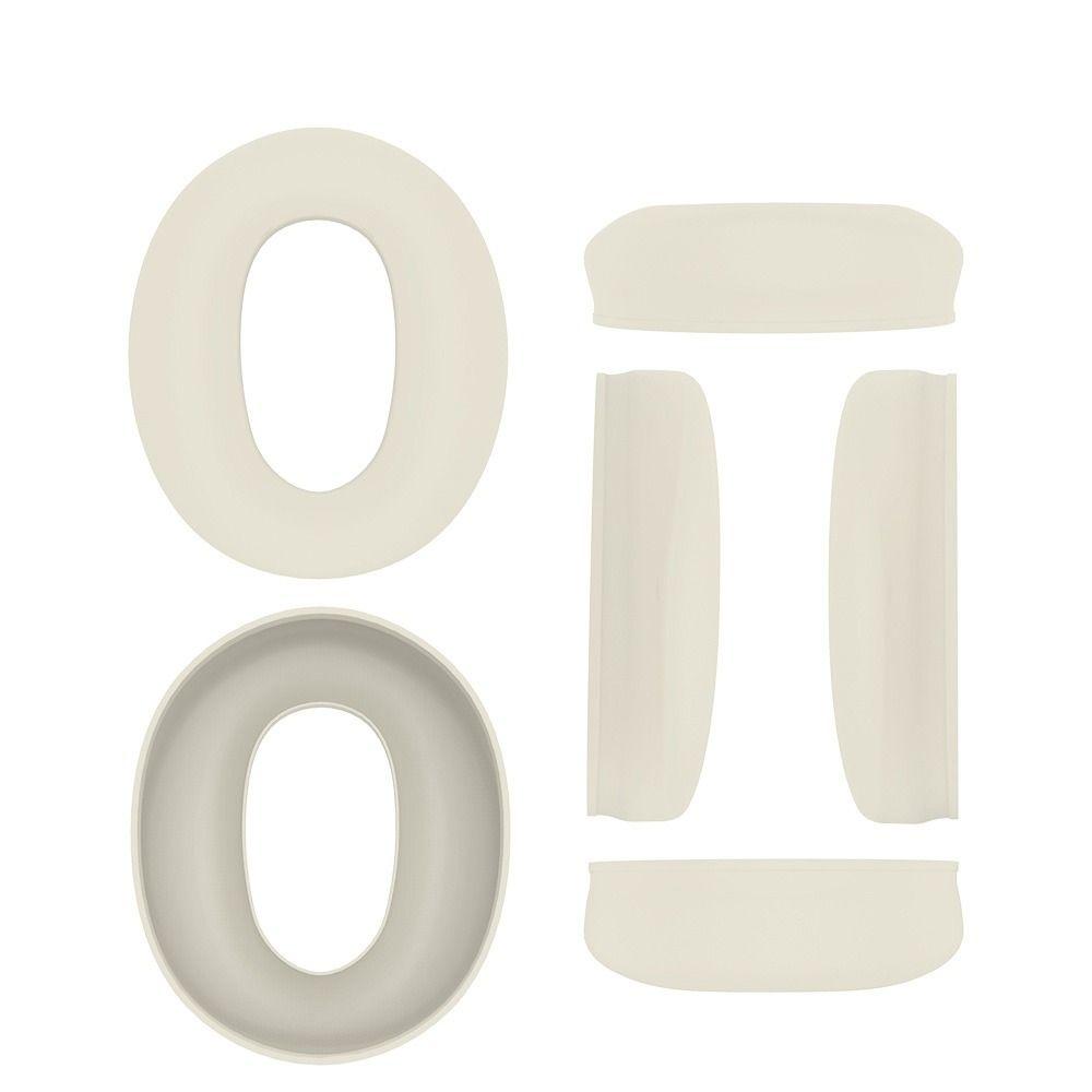 

Silicone Wireless Headphones Cover Soft Anti-scratch Ear Pad Cover Headphone Protector for Sony WH-CH720N Bluetooth Headset білий