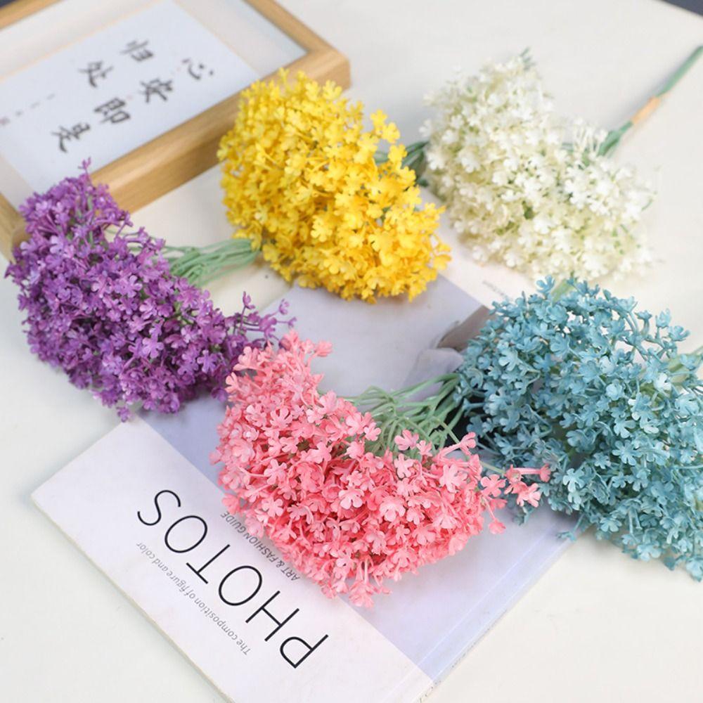 Baby's Breath Simulation Flower Flexible Stems Fake Flower Artifiical Flower Branch Photo Props