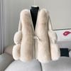 Winter New Haining Imitation Fox Fur Jacket Women's Fur Integrated Coat Xiaoxiangfeng Young
