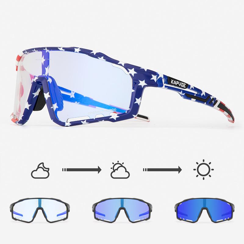 New Colorful and Colorful Cycling Glasses Professional Men's and Women's Outdoor Sports Day and Night Windproof Goggles