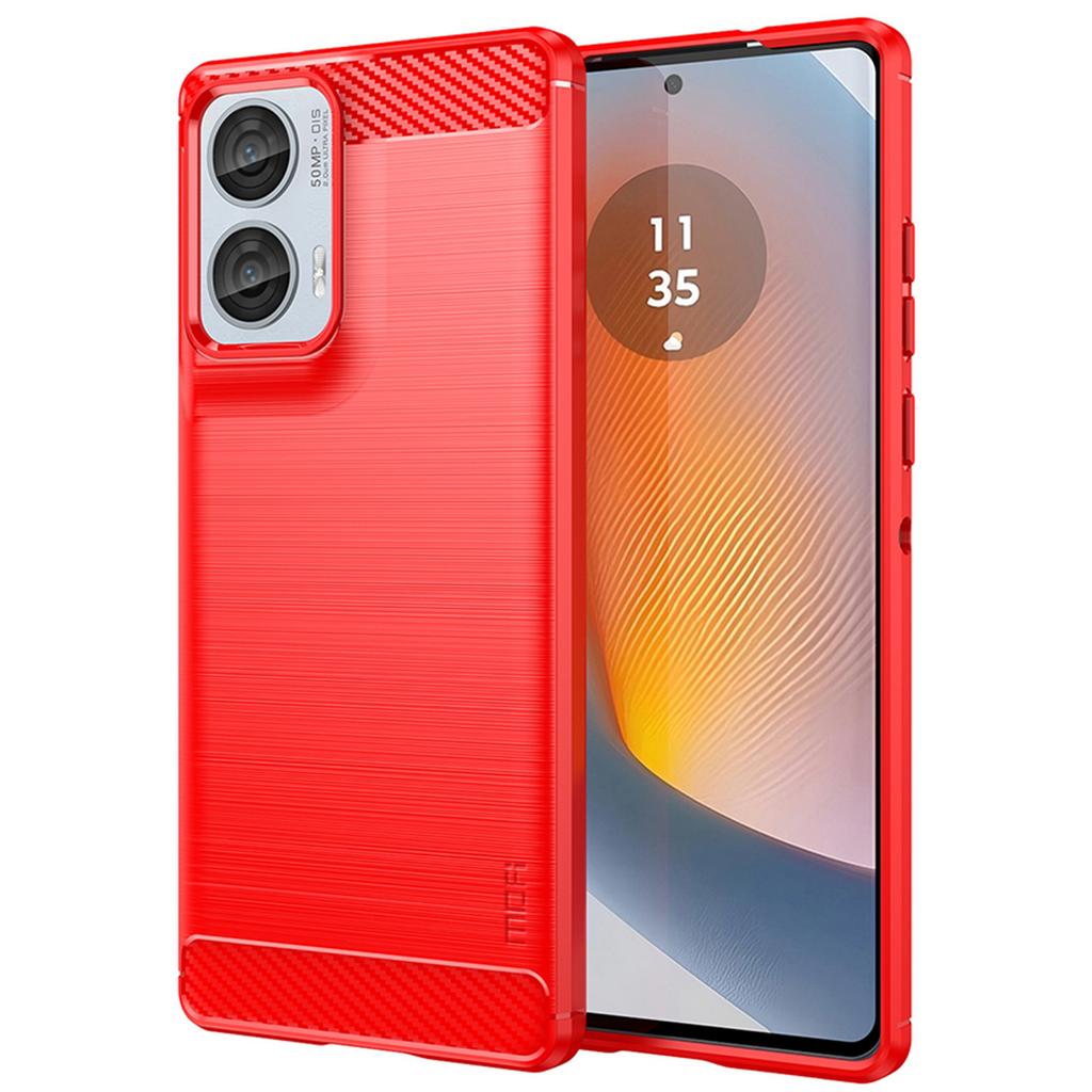 MOFI JK TPU Series-1 For Motorola Moto G85 5G/S50 Neo 5G Case Carbon Fiber TPU Phone Cover