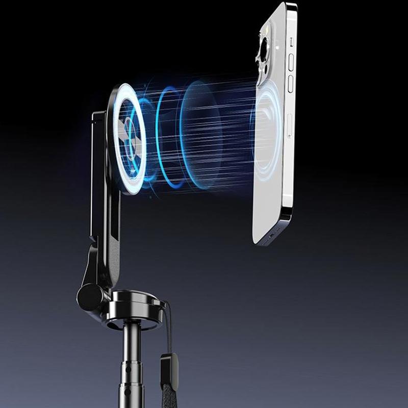 4-in-1 Multifunktions-Selfie-Stick Mit 360°-Drehung Und Magnet Mini Magnetic Selfie Stick for Phone