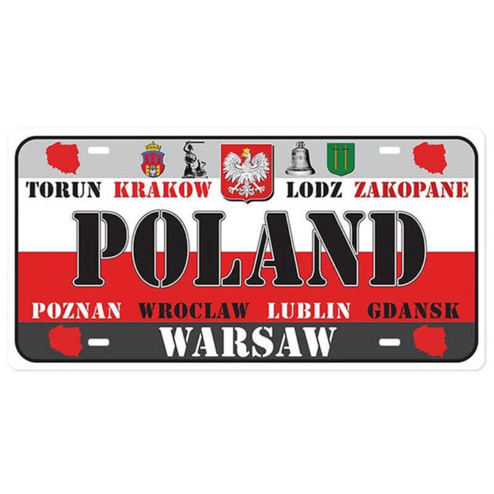 Autokennzeichen Metallblechschild Ländername Nationalflagge Kunstmalerei Bar Club Heimdeko Pin Up Wandschilder Plaketten 15x30cm