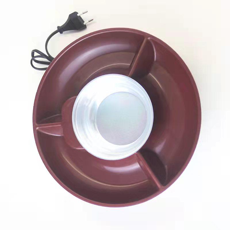 Electric Mini Self-Heating Chocolate Fondue Pot with Logo Option – Ideal for Parties