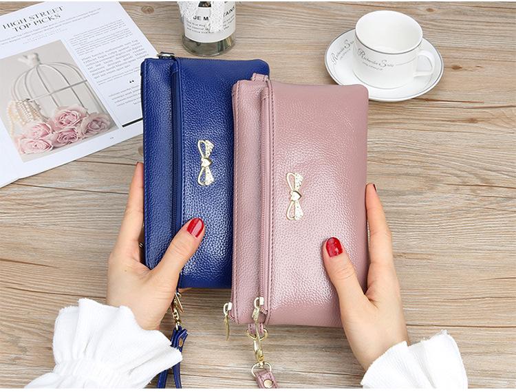 Women's Long Fashion Clutch Wallet - Casual Crossbody Coin Purse and Small Bag