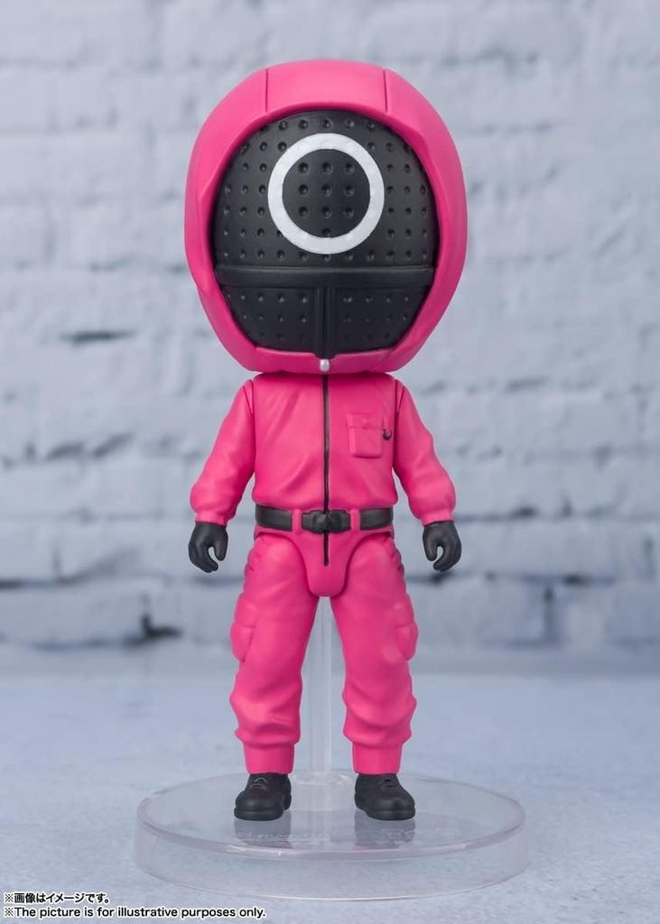 TAMASHII NATIONS Figuarts mini Squid Game Masked approximately ABS painted action figure Dwarf, 90mm, & PVC,