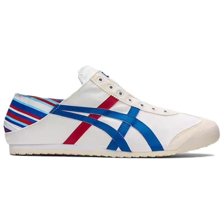 ONITSUKA TIGER Mexico 66 Paraty White Classic Blue Stripes Unisex Sneakers 1183C316-100