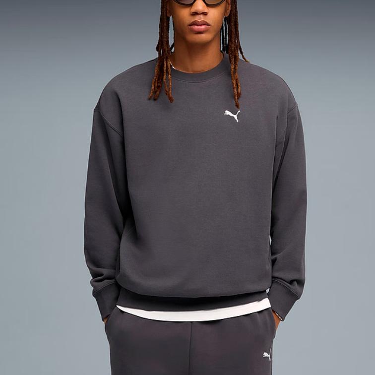 Puma Comfortable Sports Casual Crew Neck Sweatshirt Men Sweatshirt 631809-44