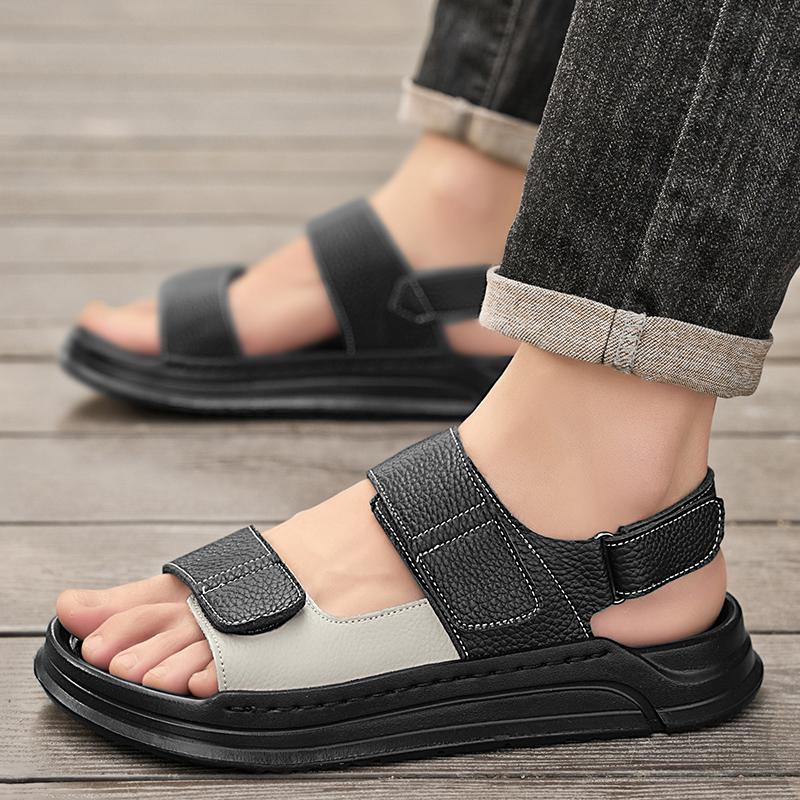 Fashion CYYTL Mens Sandals Outdoor Casual Shoes Summer Beach Walking Slides Slippers Comfort Luxury Designer Lightweight Leather Fashion