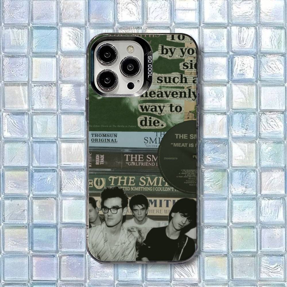 

The Smiths The Queen Is Dead cy Phone Case For iPhone 17,16,15,14,13,12,11,Air,X,XR,Pro,Max,Plus IMD Silver Shell iPhone12PRO