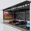 Diecast Car Garage Diorama Parking Lot Display Base Photography Background Model G-Fans 1/64 (gray) [Used]