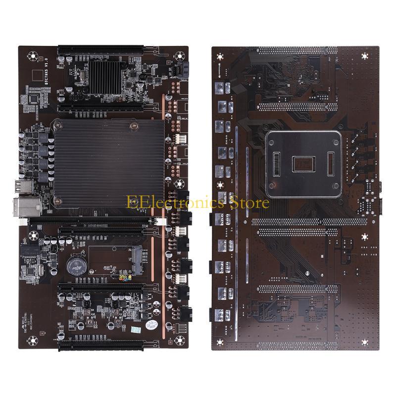 B03C X79-H61 5 PCI-E Professional Mining Motherboard BTC LGA 2011 DDR3 32GB SATA3.0