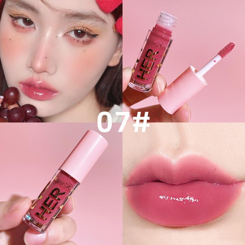 8 colori donne sexy rossetto impermeabile lunga durata lucidalabbra umido vivido colorato lipgloss trucco donna 1 pz HTBE YSXX