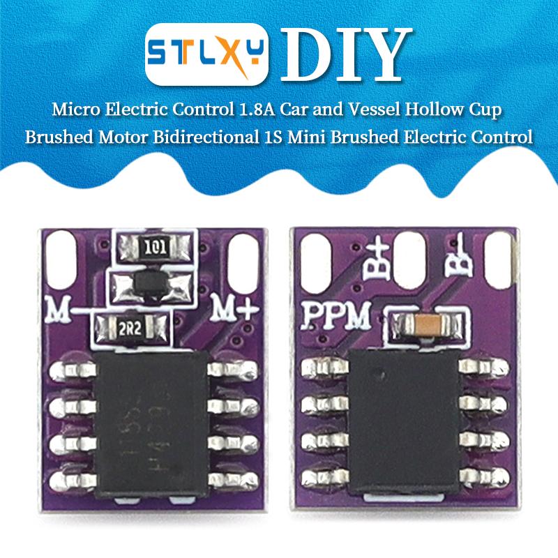 3.5-6V 10A 1S Brushed ESC Mini DIY Modify Single Way Electric Speed Control Module for RC Airplane Drone Hollow Cup Motor
