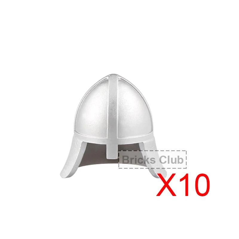 Middle Roman Knight Dwarf Helmet Feather Accessories Building Blocks Medieval Green Dragon Blue Lion Crusader Lord Shield MOC