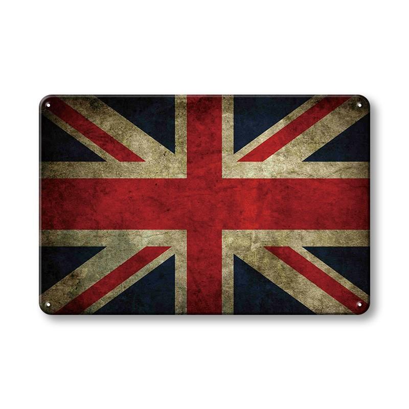 INEED Decor Land Vlag Vintage Posters Plaquette Metalen Bord Muur Kunst Decoratie Tin Bord Bar Pub Woonkamer Thuis Ijzer schilderen
