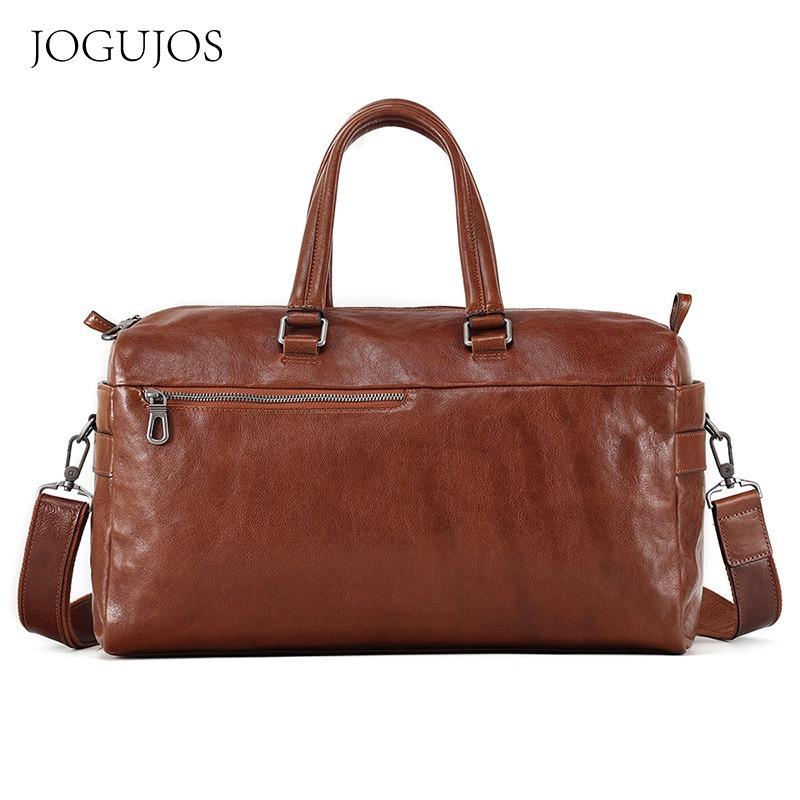 

Новая кожаная дорожная сумка, деловая сумка под мышку, большая вместимость, многофункциональная сумка-мессенджер, портативная дорожная сумка