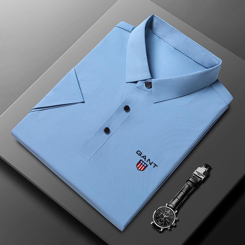 Gant 2025 Sommer Ny Broderi Business Fritid Poloskjorte