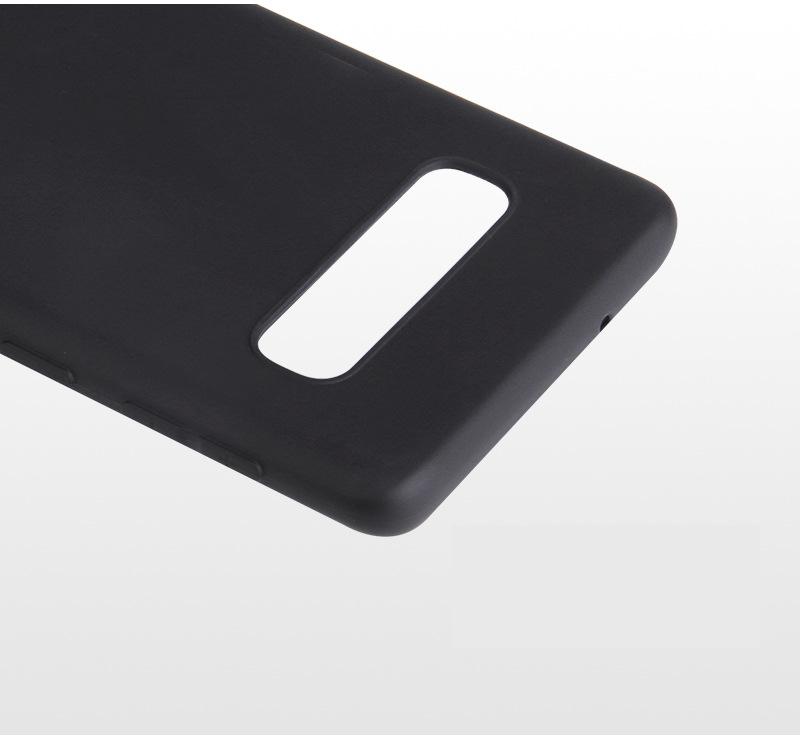 Simple Slim Matte Soft Silicone Back Cover Fundas For Samsung Galaxy S10 E S10 Plus S10E S10 5G Soft TPU Phone Case