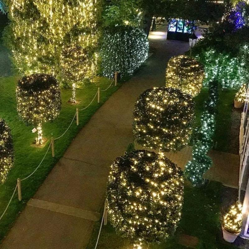 1000LED Fairy String Lights Christmas Garland Outdoor Decor Lights Waterproof with Remote for Tree Street Wedding Party