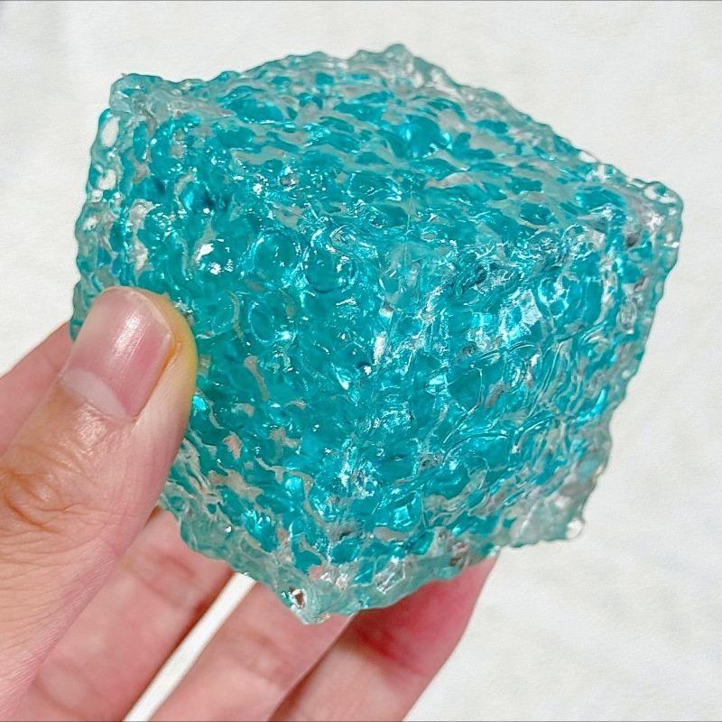 Renkli Akış Desenli Kare Sıkma Oyuncak Yumuşak Tanecikli Kare Fidget Oyuncak Kaygıyı Giderici Stres Karşıtı Oyuncak Çocuklar Yetişkinler Hediye