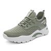 2023 nuevos zapatos de hombre tejidos voladores zapatos de inyección de Color sólido tejido volador tendencia diaria zapatos de hombre de cabeza redonda baja