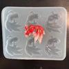 Flexible Silicone Art Mold For Handmade Resin Accessories Fish Shape Keyring Charm And Decorative Crafts Mould