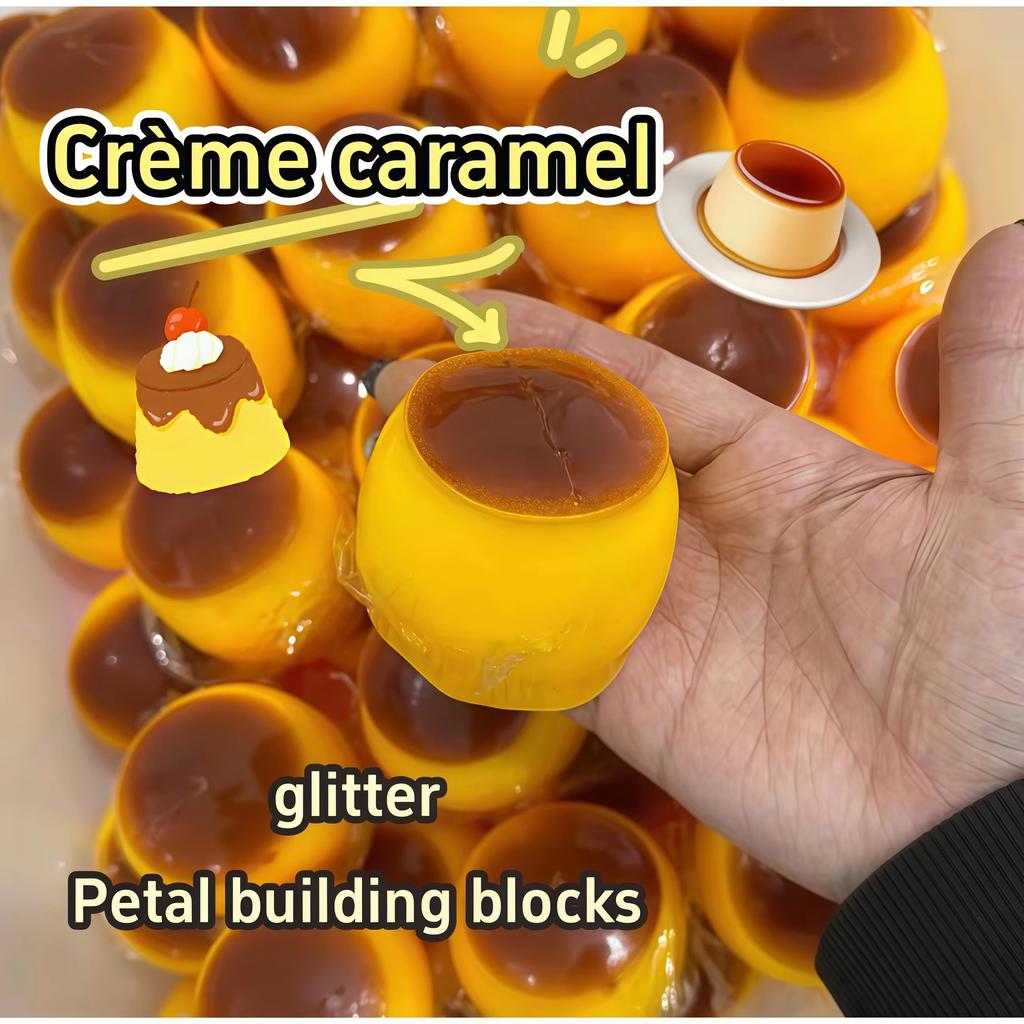 Giant Cheese Squishy Toy Filled with Vaseline Gel, Soft Slow Rising Squeeze Stress Relief Ball, Cute Cheese Shape Fidget Sensory
