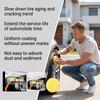 Tire Wax 100g Slow Down Aging Rate Removes Dirt and Enhances Shine Tire Care Cleaning Polishing Protecting Formula with Applicator Sponge