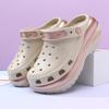 Sandales Sabots à Plateforme d'Été pour Femmes Chaussures pour Femmes Semelle Épaisse Antidérapantes Sandales de Plage Femme Compensées Hautes Sandales EVA Pantoufles