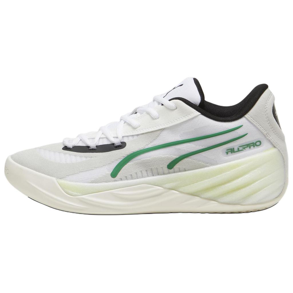 Puma All-Pro Nitro Warm White Archive Green Men Sneakers Glacial-Grey 310392-06