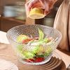 Ciotola per Insalata GENAS in Vetro Martellato Stile Giapponese