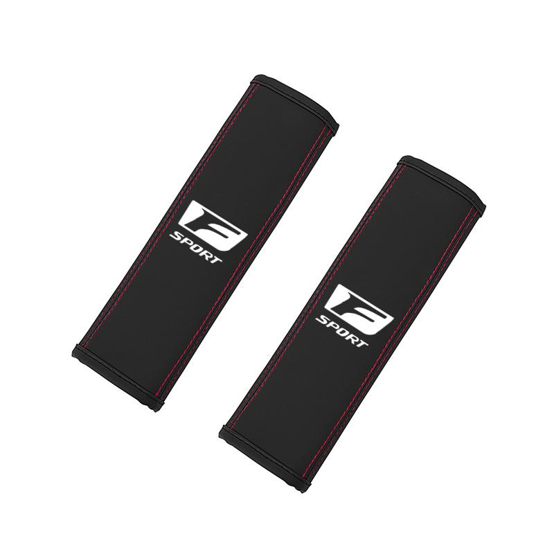 KM8 Car keychain/Leather Car Seat Belt Cushion Safety Belt Shoulder Pad Accessories For Lexus F SPORT ES RX NX LS UX LM LX GX LC RZ.