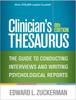 Clinician's Thesaurus: The Guide To Conducting Interviews and Writing Psychological Reports