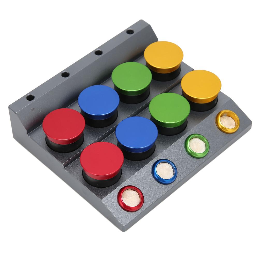 Watch Oil Kit 8 Holes Watch Oil Cup Holder Dust Proof Cover Oil Pen Watch Repairing Accessory