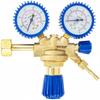 Redutor de gás técnico oxigênio oxygen com válvula 200 bar