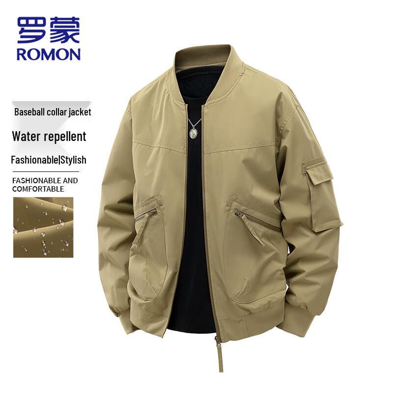 

ROMON Men s Chenille Baseball Jacket 3XL