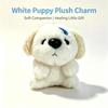 Cute Plush Puppy Couple Keychain Soft Fluffy Kissing Design 1/2 Pcs Bag Charm for Girlfriend Gift Daily Accessories