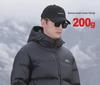 Kurze Daunenjacke für Herren im Winter – 90 % Daunen, dick und warm